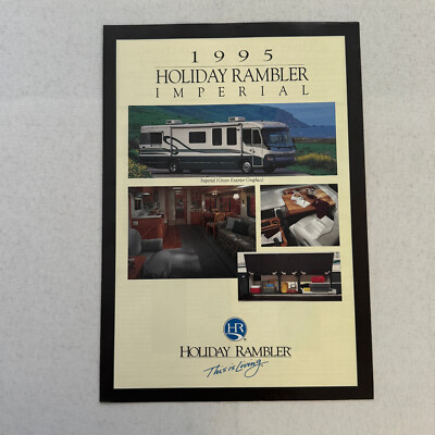 1995 Holiday Rambler Imperial RV Motorhome Camper Sales Brochure ...