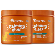 Zesty Paws Calming Bites for Dogs 2 jars Bundle Exp. 2027
