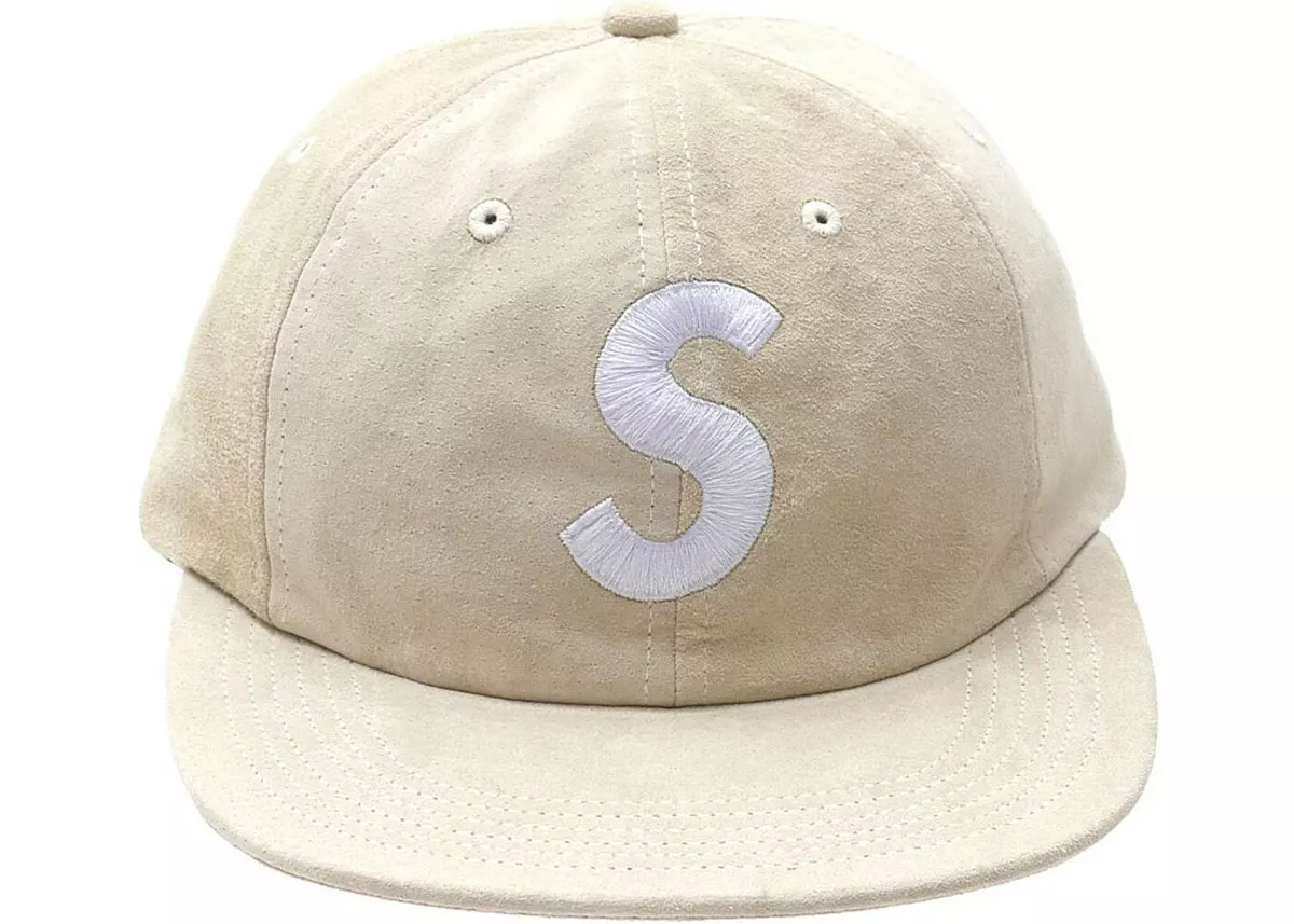 Supreme Suede S Logo Panel Cap Off-White OS F/W 16