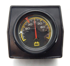 Amp Gauge Lumen Hot Rod in dash 60 Amperes New Old Stock Swivel Face