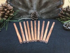 10 - Rosewood 5/16"  Friction Turkey  Call Striker Dowels  Pre-Rounded Ends