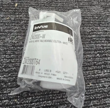 (QTY 2) InVue  W2000 ALL ABOVE TABLE WEARABLE SOLUTION WHITE ZW2000-W ZW2000T64