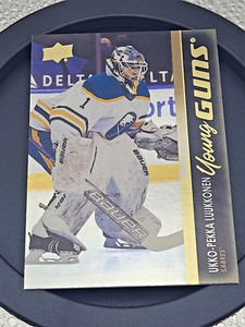 2021-22 Upper Deck Ukko-Pekka Luukkonen Young Guns Silver Foil Rookie #202