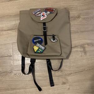 Nuovo con etichette INVICTA Borse ALPINO Heritage Patch Sabbia Tan Montagna  Escursionismo Zaino $110 | eBay