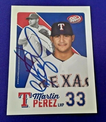 MARTIN PEREZ auto rc team issue PEPPER TEXAS