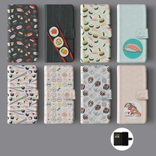 SUSHI JAPANESE FOOD JAPAN LEATHER WALLET PHONE CASE FOR IPHONE