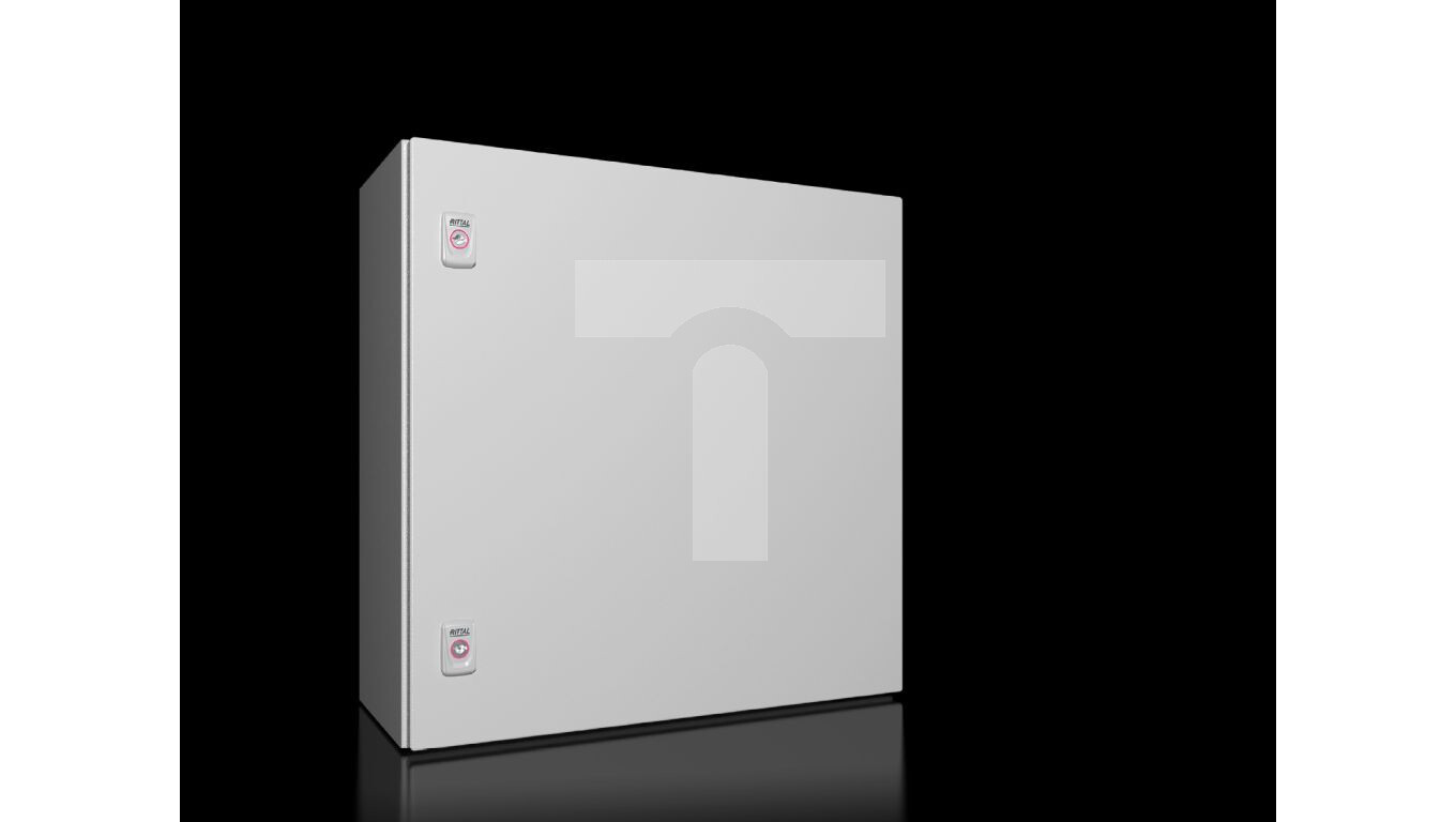 AX Compact enclosure 600x600x250 mm steel sheet with mounting plate singl /T2UK