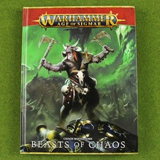Warhammer Age of Sigmar Beasts of Chaos Battletome HC Games Workshop 3rd Edition