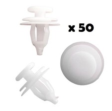 50 x Citroen - Saxo Xsara Berlingo Xantia Interior Door Card Panel & Trim Clips