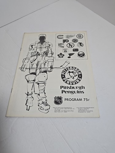 Vintage 10/17/1970 Pittsburgh Penguins vs. Philadelphia Flyers Hockey Program - Picture 3 of 11