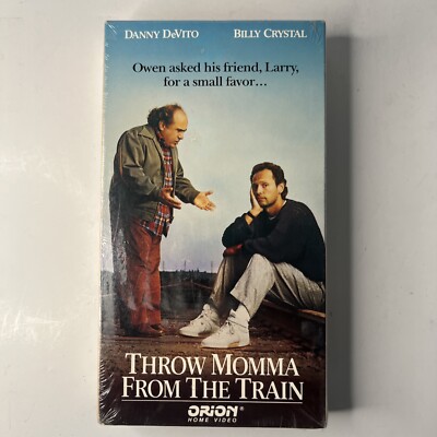Throw Momma From The Train SEALED UNOPENED VHS Tape 1987 By Orion Pictures Co.