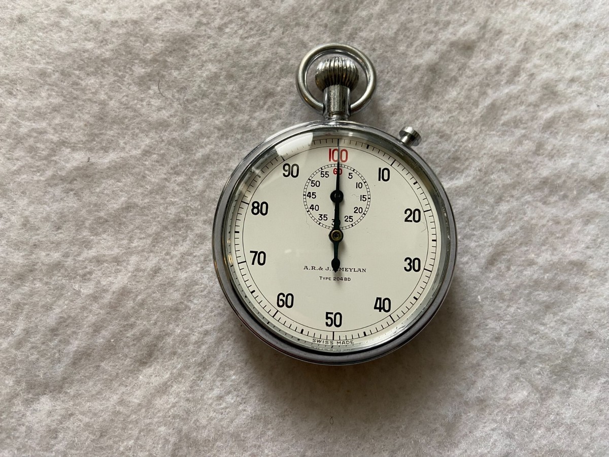 時計 LANLAN A.R. & J.E. Meylan Type 204BD Mechanical Wind Up Stop Watch | eBay