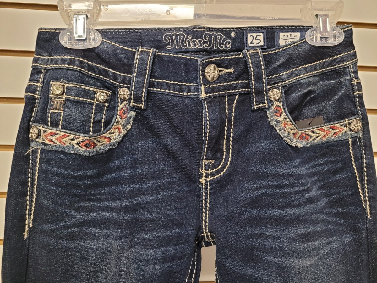 Miss Me ブーツカットデニム　25 Miss Me Jeans, Size 25 Inch Waist, Mid-Rise, Boot Cut | eBay
