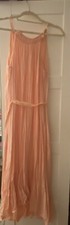Loft Flounce Halter Midi Dress Size M NWT!!