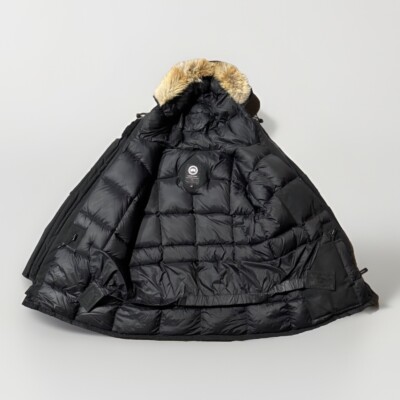 Canada Goose Expedition Parka Men's Large Fur Hood Black Down