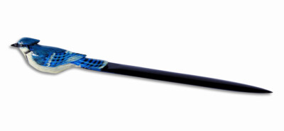 Hand Painted Blue Jay Bluejay Bird Letter Opener B116B