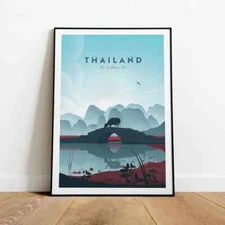 Khao Sok National Park, Thailand Travel poster Choose your Size