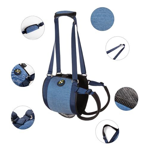 COODEO Dog Sling Carrier for Dogs, Dog Lift Harness for Hind Leg