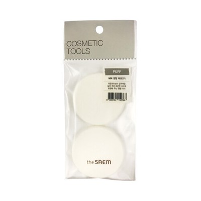 Saem спонж для макияжа nbr square puff (2p) (8806164112670)