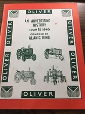 Vtg OLIVER an Advertising History 1929-1940 Alan King