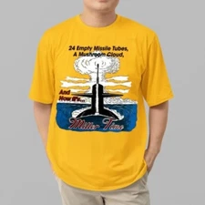 24 Empty Missile Tubes A Mushroom Cloud And Now It’s Miller Time Shirt