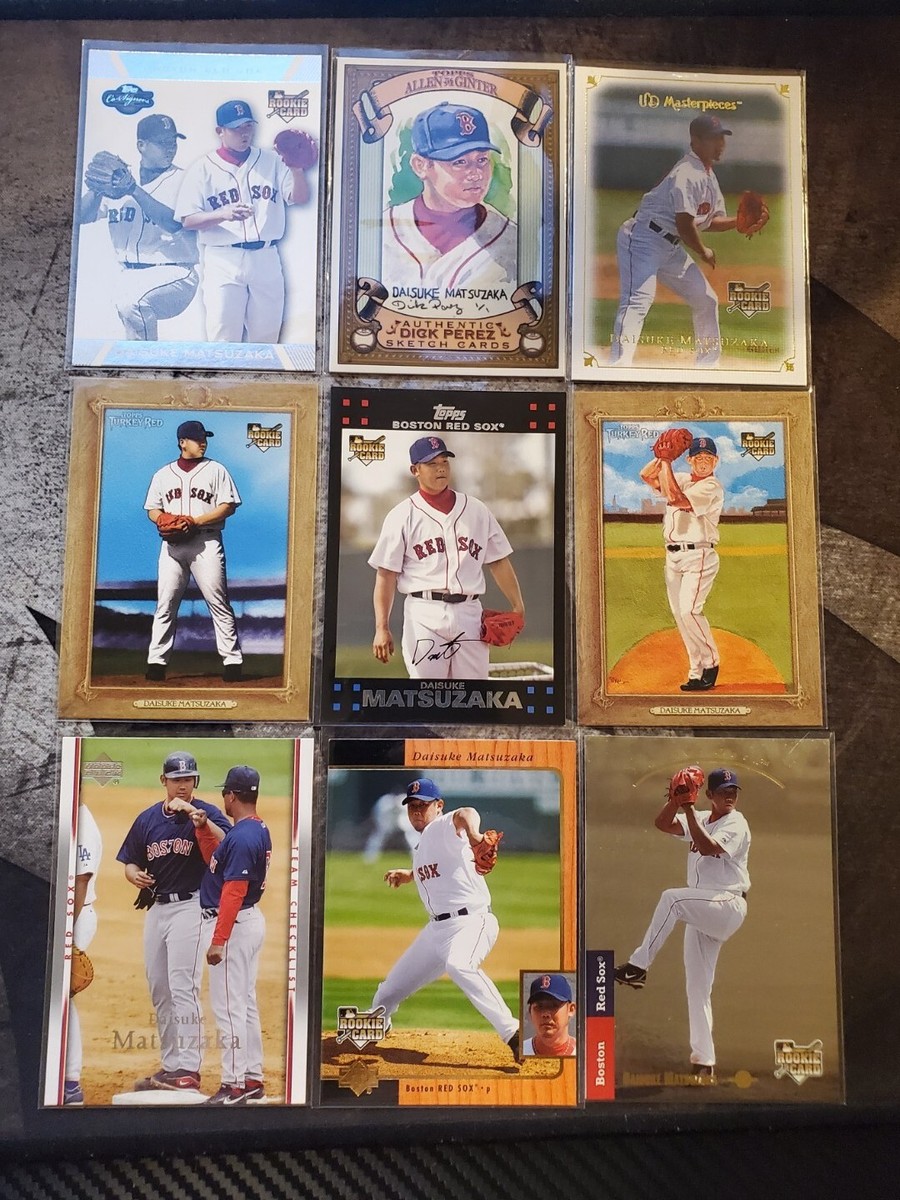 Daisuke Matsuzaka Rookie Card Lot (9) - 'Dice-K' - Boston Red Sox