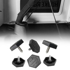 6x Hardtop Removal Fastener Thumb Screws Fit 2007-2026 Jeep Wrangler Jk Jl Black 6x Hardtop Removal Fastener Thumb Screws Fit 2007-2026 Jeep Wrangler Jk Jl Black