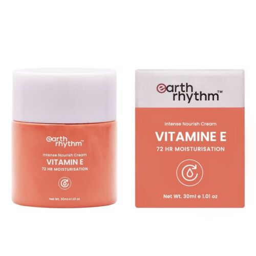 Earth Rhythm Vitamin E Intense Nourish Day Cream Men & Women  30gm, - Picture 1 of 8