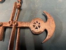 Antica Bilancia Stadera Ferro Forgiato Vintage Old Antique Fer Forgie