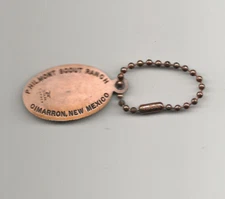 KEY CHAIN " PHILMONT " / SOLID COPPER / CIMARRON, N.M. - Boy Scout BSA GnW/B-39