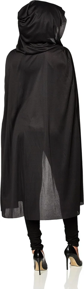 Capa Disfraz Rubie's Adulto 45" Con Capucha, Negra, Talla Única Foto 3 de 3