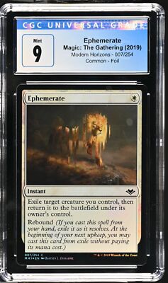 EPHEMERATE Modern Horizons Foil C CGC 9 MTG [Nostalgium] | eBay