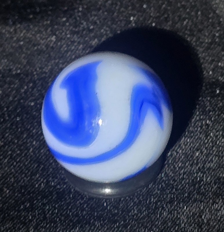 PELTIER NLR BLUE ZEBRA MARBLE 11/16" #38