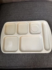 G. E. T. TR-151 Correctional Facilities Rgt Handed Cafeteria Tray Beige Melamine