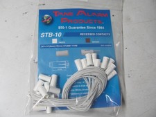 TANE ALARM STB-10 WHITE .35"X75" (9mm) STUBBY TYPE 10PCS