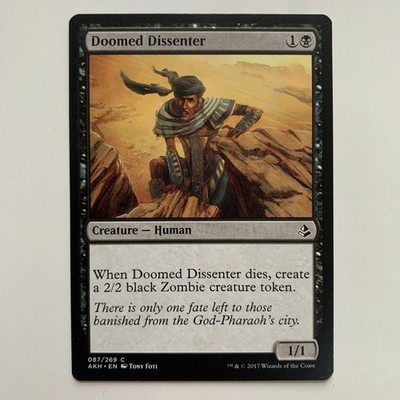 Doomed Dissenter - 087/269 - Amonkhet - Magic: The Gathering