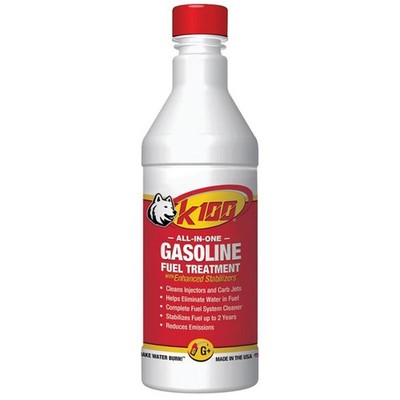 K100 Gasoline Fuel Treatment 32oz Stabilizer & Water Remover Fuel System Cleaner