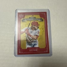 2021 Panini Diamond Kings Debut Red  Framed Masterpiece Alec Bohm Rookie RC