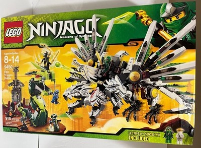 LEGO 9450 NINJAGO EPIC DRAGON BATTLE Hard to Find Retired Factory  sealed ! New