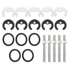 5 Sets Single Hole Faucet Fixing Bracket, Nut and Washer with M8x79mm Bolt