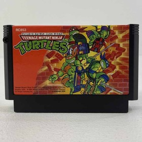 Used T.M.N.T. Teenage Mutant Ninja Turtles Famicom Software Retro FV549