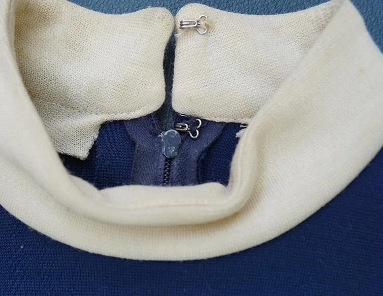 Jonathan Logan темно-синий ретро GoGo платье 1960-х белый рок - Изображение 4 из 4