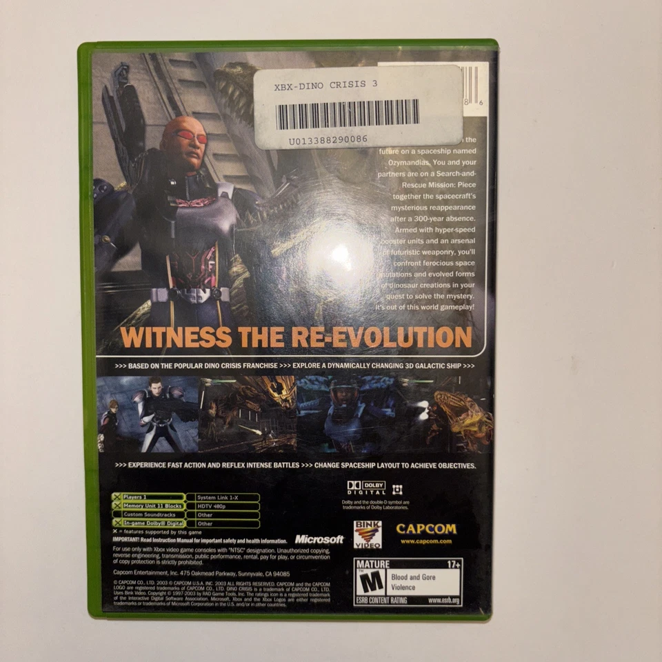 Dino Crisis 3 (Microsoft Xbox, 2003) Foto 2 de 4