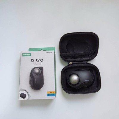 ELECOM bitra Trackball Maus Leise Zeigefinger Bluetooth Wireless M-IT1BRBK NEU