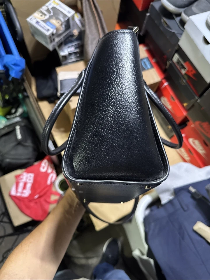 Cartera Kate Spade Patterson Drive Geraldine mediana de cuero negra Foto 4 de 4