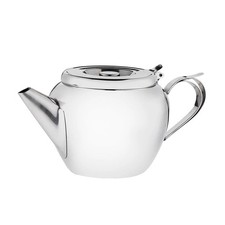 Browne 515153 32 oz Stainless Steel Teapot with Strainer