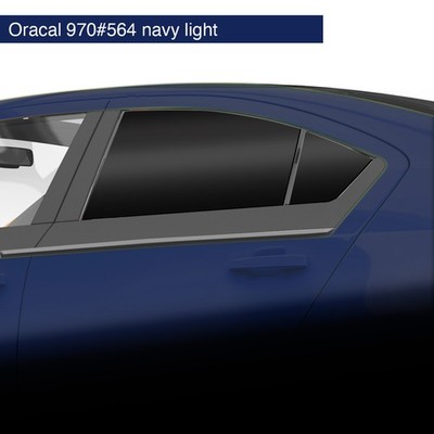 7,99 /m² Oracal 970 RA 564 Navy light SONDERPOSTEN Auto Folie Luft Carwrapping