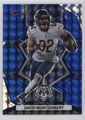 2022 Panini Mosaic Blue Mosaic Prizm 5/99 David Montgomery #34 1q2