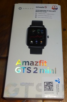 Amazfit GTS 2 Mini Black Stainless Steel Case Midnight Black...BRAND NEW