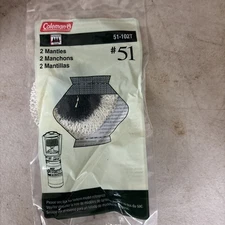 Coleman #51 Slip-On Rosette Lantern Mantles.